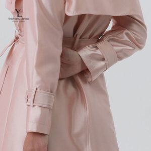 Peach pink overcoat